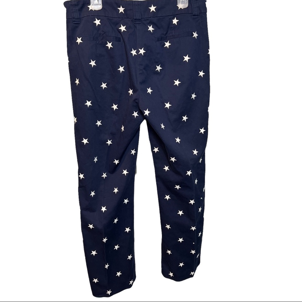 Tommy Hilfiger Navy Embroidered Stars & Stripes Pants size 14 Vintage - Picture 7 of 8